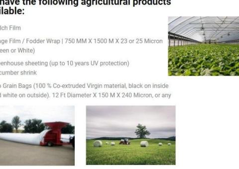 Agricultural Plastics Products Supplier South Africa