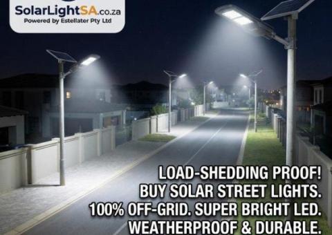 Buy Heavy-Duty Solar Street Lights For Sale | SolarLightSA