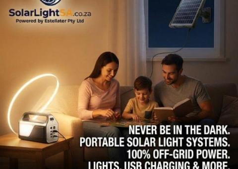 Portable Solar Light Systems & Kits For Sale | SolarLightSA