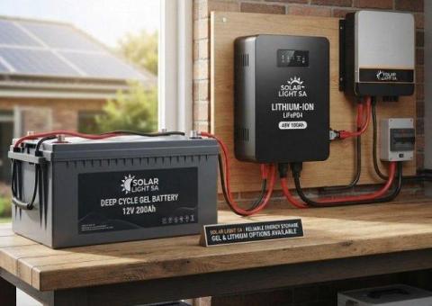 Buy Now Reliable Solar Batteries from Solar Light SA!