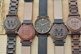 engraved wooden watches-africa